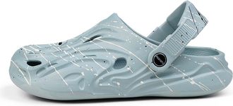 Generic Mens Chef Shoes, Anti Slip Work Shoes, Comfortable Beach Sandals, Waterproof Nurse Slippers Black(Salt Gray,6-6.5uk)