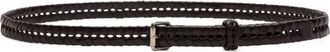 Christophe Lemaire braided belt - unisex - Calf Leather - 90 - Brown