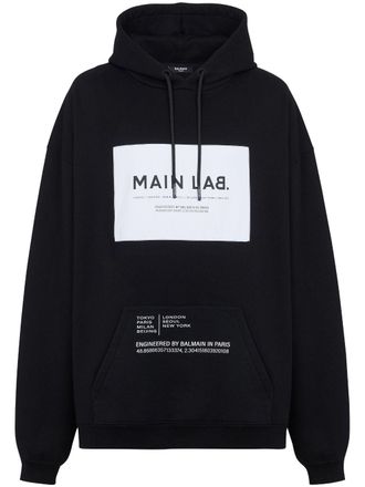 Balmain Felpa con cappuccio - Nero