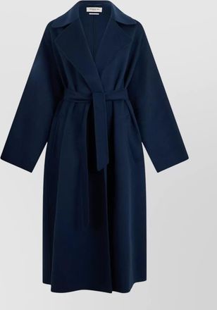 Max Mara virgin wool belted long coat