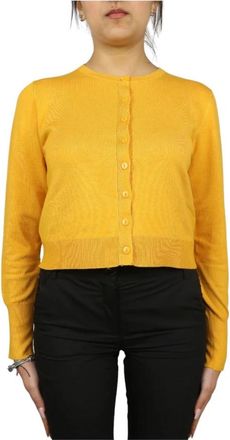 Marella Stijlvol Vest - Dames - Vesten - Geel - S - Polyester - Truien & Vesten