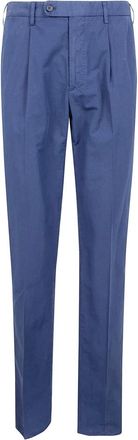 Incotex Coulisse Chino Broek - Heren - Chinos - Blauw - L - Broeken