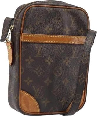 Louis Vuitton Pre-owned Monogram Canvas Crossbody Bag - Dames - Vintage Schoudertas - Bruin - ONE Size - Vintage