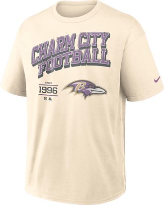 Nike Baltimore Ravens Max90 Nike Mens NFL T-Shirt in Brown | 04T615A8G-S0W