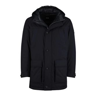 HUGO BOSS Jassen, Heren, Blauw, 4Xl, Down Parka