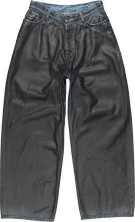 Acne Studios Broek met logopatch - Grijs