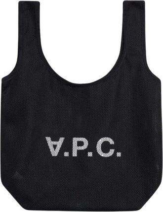 A.P.C. A.p.c., Tassen, Heren, Blauw, ONE Size, Luxe Rebound Winkelmand