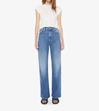 Mother High Waisted Bookie Sneak Bootcut Jeans In Knick Knack Paddy Whack