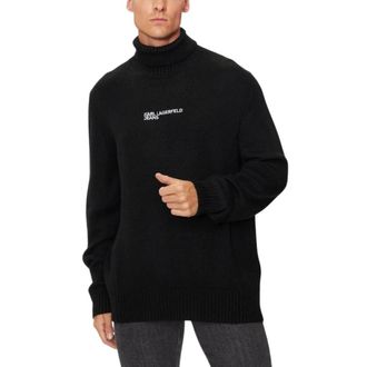 Karl Lagerfeld Hombre, Jerseys, Negro, Talla: M