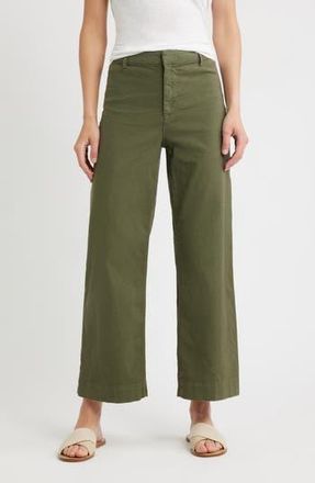 Frank & Eileen Wexford Wide Leg Pants in Hunter Green at Nordstrom Rack, Size 4