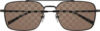 Gucci Sunglasses, unisex, Gray, Size: 58 MM Gg1957Sa Sunglasses