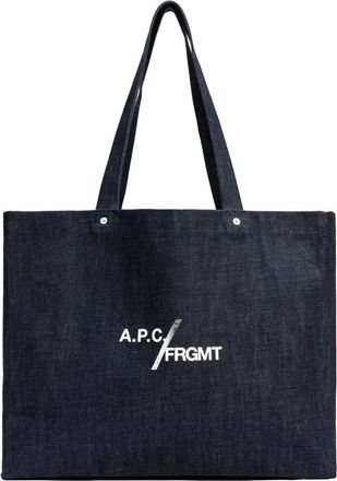 A.P.C. Shopper Je Sors Ce Soir - Heren - Shoppers - Blauw - ONE Size - Tassen