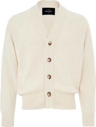 Gran Sasso Cardigans - Heren - Vesten - Wit - XL - Truien & Vesten