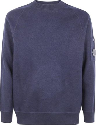 C.P. Company Merino Wol Crew Neck Trui - Heren - Sweatshirts - Blauw - XL - Wol - Hoodies & sweatvesten