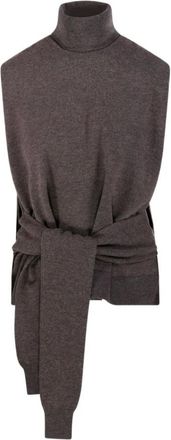 Róhe Truien & Vesten, Dames, Bruin, S, Wol, Sueter TOP Chocolate 2 Piezas