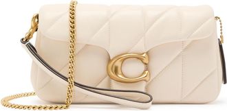 Coach Tabby 19 Quilted Suede Cross-body bag - White - One Size