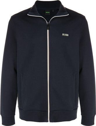 BOSS Skaz zip-fastening sweatshirt - men - Cotton - L - Blue