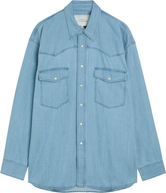 STUDIO NICHOLSON Denim Shirt - Blue - XS