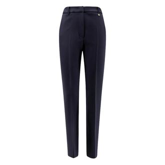Max Mara Slim-fit Trousers, female, Blue, Size: XL Slim-fit Trousers