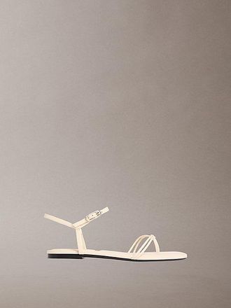 Calvin Klein CK Provence - Platte sandalen met vierkante teen