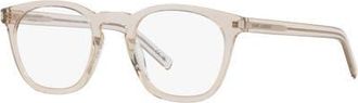 Saint Laurent 49mm Round optical glasses in Brown at Nordstrom