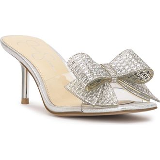 Jessica Simpson Celisha Slide Sandal in Clear at Nordstrom, Size 7.5