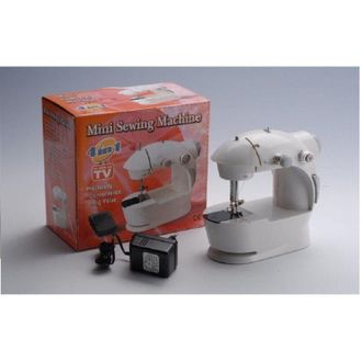 Trade Shop Trade Shop - Mini Macchina Per Cucire Da Cucito Portatile 4 In 1 Da Viaggio Con Pedale Ago