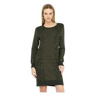 Liu Jo ECS Abito Maglia - female - Liu Jo - Knitted Dresses - Green - S - Dresses