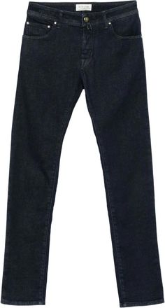 Jacob Cohen Jeans con design a cinque tasche - Blu