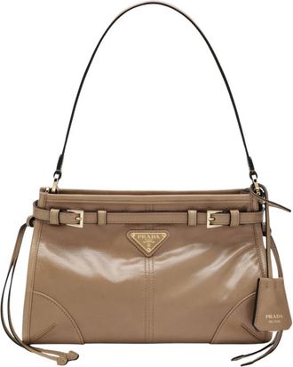 Prada Mujer, Bolsos, Beige, Talla: ONE Size