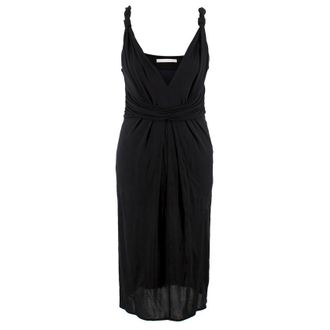 D.exterior D Exterior Black Ruched Dress Size S
