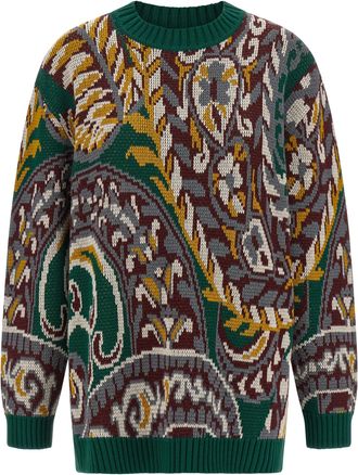 Etro Multicolor Wool Womens Cardigan