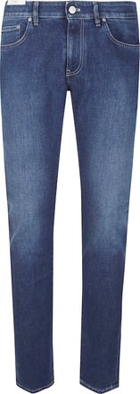 Pantaloni Torino Blue Swing Cotton Slim Jeans