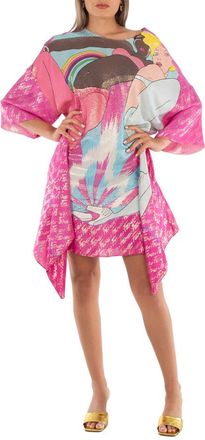 Fendi Ladies Multicolor Bikini Girls Metallic T-Shirt Dress, Brand Size 44 (US Size 8)