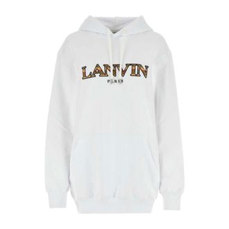 Lanvin Dames, Sweatshirts & Hoodies, Wit, Maat: 2XS Katoen