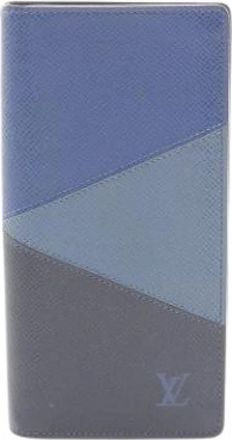 Louis Vuitton Pre-owned Wallets, male, Multicolor, Size: ONE SIZE Pre-owned Taiga M30713 Long wallet (bi-fold)