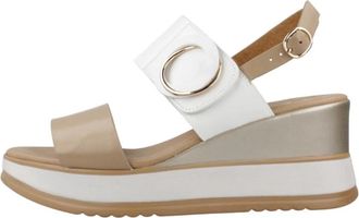 Repo Platform Sandaal - Dames - Sleehakken - Bruin - 41 EU - Schoenen