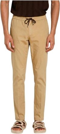 Mason's New York Sack Chino Jogger Pants - Heren - Chinos - Beige - 2XL - Katoen - Broeken