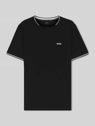 HUGO BOSS Regular Fit T-Shirt aus Baumwoll-Mix Modell TAUL in Black, Gr&ouml;&szlig;e XXXL