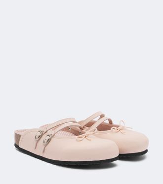 Birkenstock x Repetto Scala leather mules
