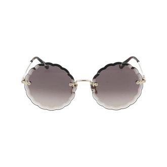 Chlo&eacute; Rosie Zonnebril - Dames - Accessoires - Geel - Maat: 60 MM