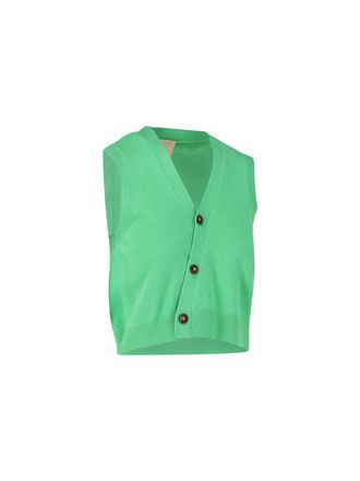 The Garment Womens Sweaters Green Lana Di Agnello
