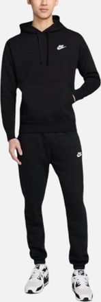 Nike Mens NIKE Club Mens Fleece Full Tracksuits Set - Black - Size: XL