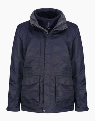 Regatta Mens Regatta Mens Benson III 3-in-1 Breathable Jacket - Navy - Size: 48/Regular