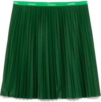 Lacoste Minigonna plissettata - Verde