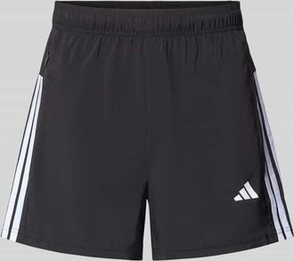 adidas Shorts mit Logo-Print und Rei&szlig;verschlusstaschen in Black, Gr&ouml;&szlig;e XXL