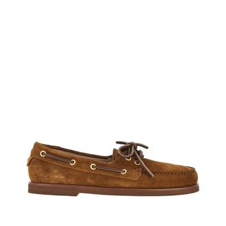 Gianvito Rossi Vand&eacute;e suede boat shoes Woman 37+