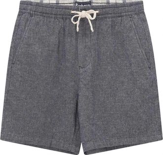 Barbour Regular-Fit Shorts - Heren - Korte Broeken - Blauw - XL - Katoen - Korte Broeken