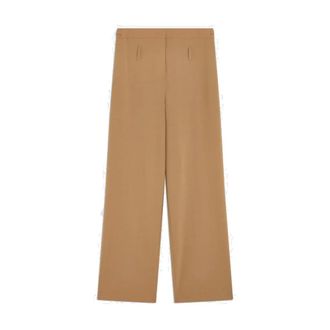 Semicouture Lolita Trousers - female - Semicouture - Wide Trousers - Beige - XS - Trousers