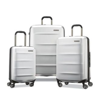 Samsonite Octiv Hardside Spinner 3-Piece Luggage Set in Aluminum Silver at Nordstrom